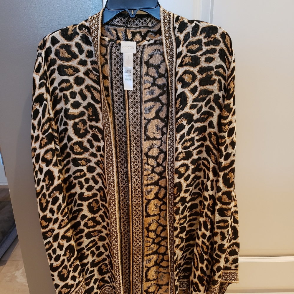 Women's Leopard Print Kimono